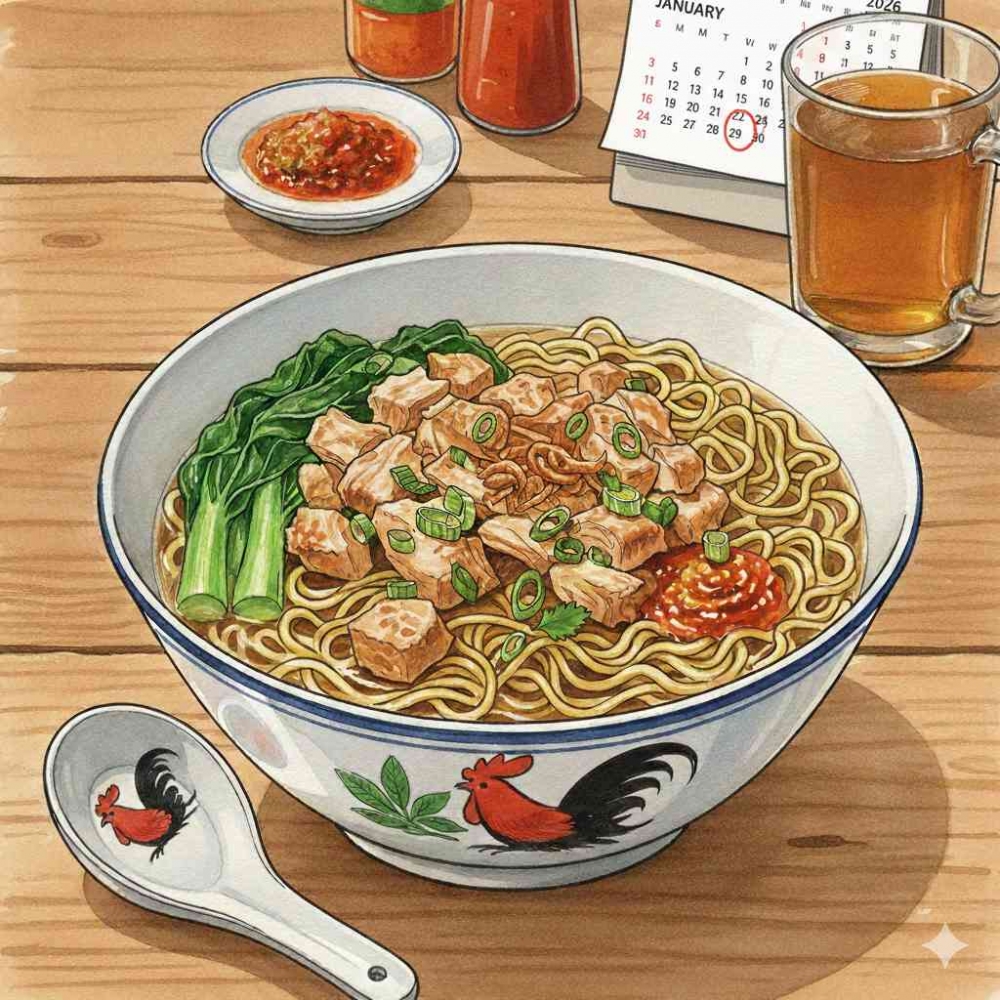 Mie Ayam Mbah Ndut: Flavor That Greets Every Morning in Cilacap
